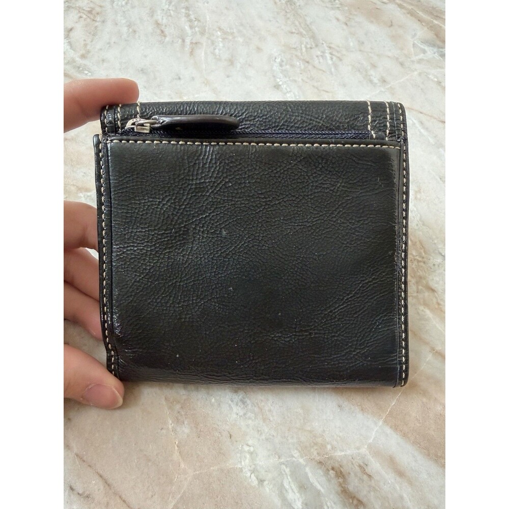 RARE Coach Legacy Black Leather Trifold Wallet Excellent Condition! - Picture 2 of 12